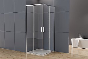 Душевой уголок Vincea Rapid-N 800/900x1100/1200 VSS-3RN9012E10CL стекло прозрачное/профиль хром купить в интернет-магазине Sanbest