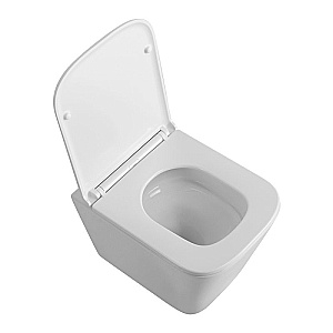 Унитаз подвесной BelBagno Ardente-Tor BB520CH-TOR/SC белый, безободковый, с крышкой микролифт, слив-торнадо купить в интернет-магазине Sanbest