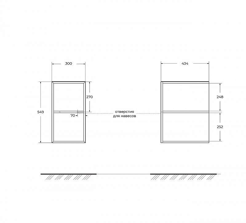 Тумба с раковиной Cezares Elettra 75 Grafite для ванной в интернет-магазине Sanbest