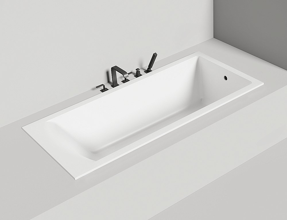 Ванна Salini Cascata S-Sense 180x80 104213GRH белая/внутри RAL купить в интернет-магазине Sanbest