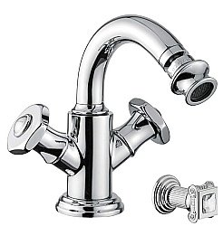 Смеситель для биде Cezares APHRODITE-BS2 хром/ручки Swarovski купить в интернет-магазине сантехники Sanbest