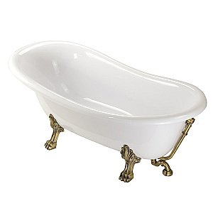 Ванна Migliore Bella на лапах LEONE STANDART 26916 170х80 белая,бронза купить в интернет-магазине Sanbest