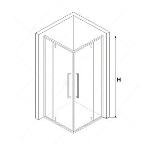 Душевой уголок RGW Stilvoll SV-33B 100x100 купить в интернет-магазине Sanbest