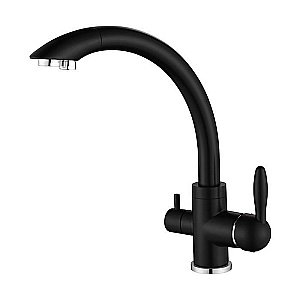 Смеситель для кухни Paulmark Essen Es213001-AN антрацит купить в интернет-магазине сантехники Sanbest