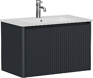 Тумба с раковиной Allen Brau Gravity 80 1.370017.AM антрацит матовый для ванной в интернет-магазине Sanbest