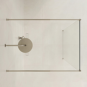 Душевое ограждение WasserKRAFT Vechte 60W40BN 120 фиксатор никель/стекло прозрачное купить в интернет-магазине Sanbest