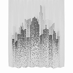 Текстильная шторка для ванны WasserKRAFT Leine SC-38101 купить в интернет-магазине сантехники Sanbest