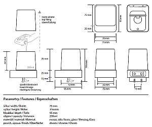 Диспенсер Bemeta Solo 139309312 купить в интернет-магазине сантехники Sanbest