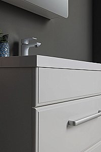 Тумба с раковиной Aquanet Лукка 302396 60 белый для ванной в интернет-магазине Sanbest