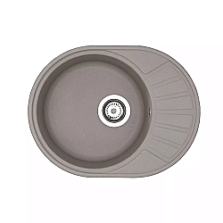 Кухонная мойка Акватон Чезана 56.8 серый шелк купить в интернет-магазине сантехники Sanbest