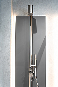 Душевая система Abber Wasser Kreis 316 AF8180BST сталь брашированная купить в интернет-магазине сантехники Sanbest