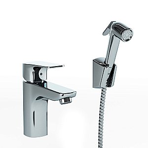 Смеситель для раковины PAINI Viva Style P4CR205/574 с гигиеническим душем, хром купить в интернет-магазине сантехники Sanbest