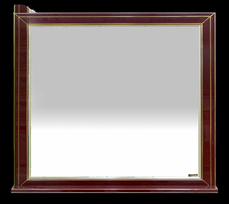 Зеркало Misty Vena 120x100 бордо патина в ванную от интернет-магазине сантехники Sanbest