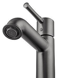 Смеситель для раковины WONZON & WOGHAND TOR, Темный графит (WW-88018073-BGM) купить в интернет-магазине сантехники Sanbest