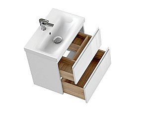 Мебель для ванной Cersanit Moduo Slim 60 белая для ванной в интернет-магазине Sanbest