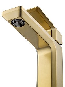 Смеситель для раковины WONZON & WOGHAND DIAMOND, Брашированное золото (WW-88139011-BG) купить в интернет-магазине сантехники Sanbest