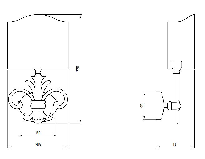 Светильник Migliore Mirella ML.MRL-LP13.DO золото купить в интернет-магазине сантехники Sanbest