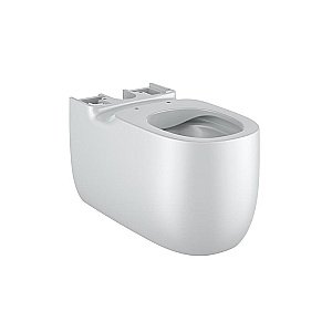 Унитаз напольный Roca Beyond 3420B9630 безободковый, с бачком, жемчужный купить в интернет-магазине Sanbest