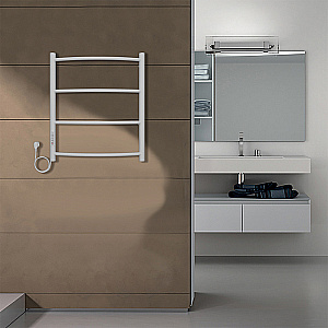 Полотенцесушитель электрический Azario VERONA П4 500х600 белый купить в интернет-магазине сантехники Sanbest