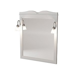 Зеркало Caprigo Borgo 33436-В177 76 белое в ванную от интернет-магазине сантехники Sanbest