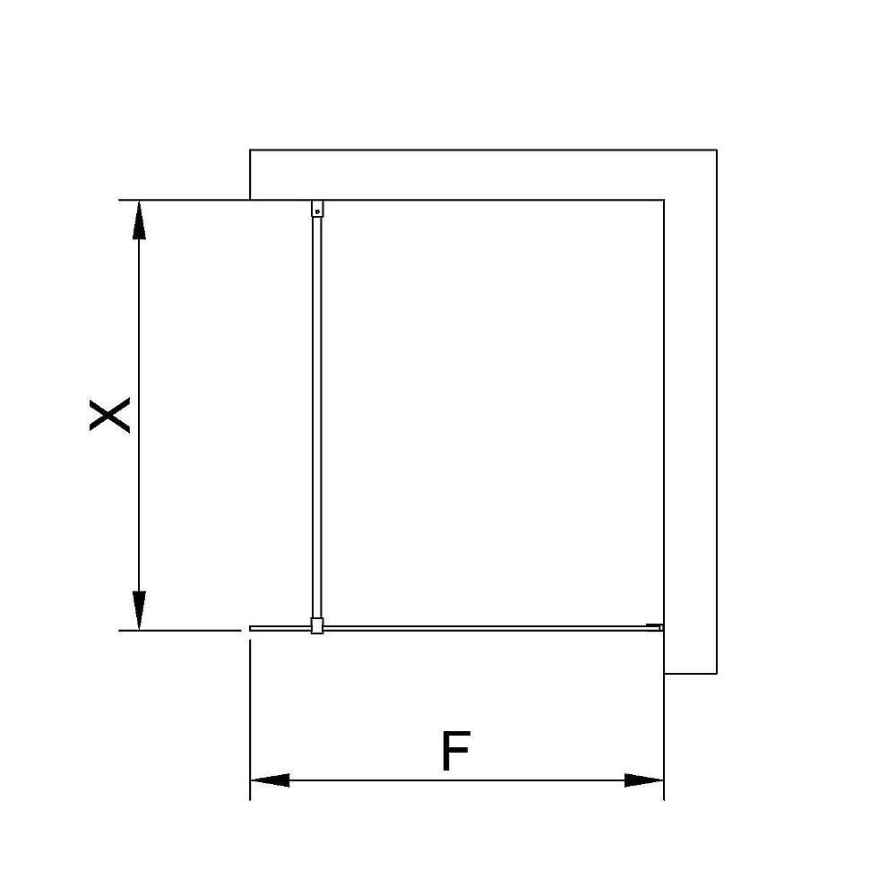 Душевое ограждение RGW Walk In WA-002 120 Прозрачное купить в интернет-магазине Sanbest