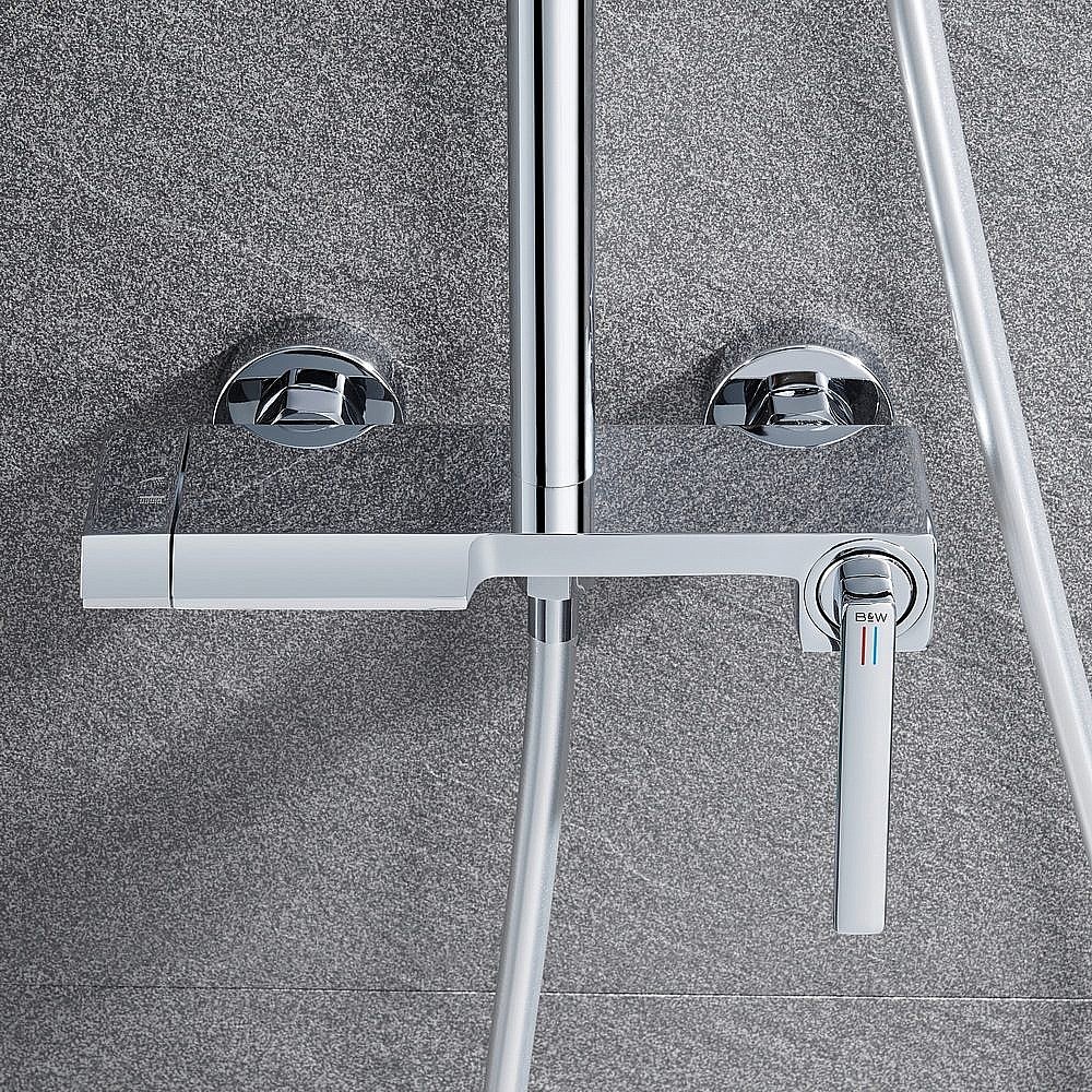 Душевая система Black&White Universe UK5015C хром купить в интернет-магазине сантехники Sanbest