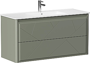 Тумба с раковиной Allen Brau Paris 120 1.360003.CGM олива матовая для ванной в интернет-магазине Sanbest