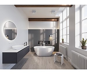 Акриловая ванна Riho Inspire 160x75 B091001005 белая купить в интернет-магазине Sanbest