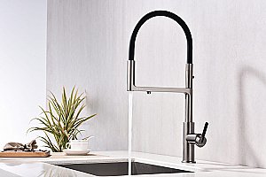 Смеситель для кухни Paulmark Tornado To213402-BC брашированная медь купить в интернет-магазине сантехники Sanbest