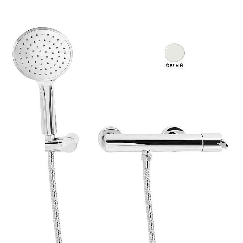 Смеситель для душа Cezares LEAF-D-L-BIO Белый матовый купить в интернет-магазине сантехники Sanbest