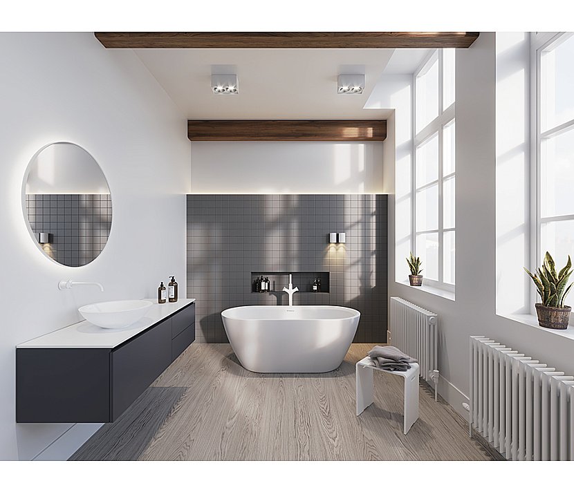 Акриловая ванна Riho Inspire 160x75 B091001005 белая купить в интернет-магазине Sanbest