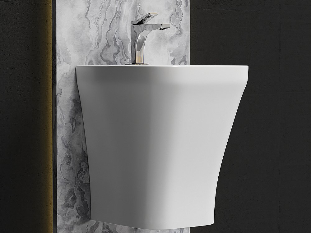 Раковина Ceramica Nova Dion 36 CN6067 белая купить в интернет-магазине Sanbest