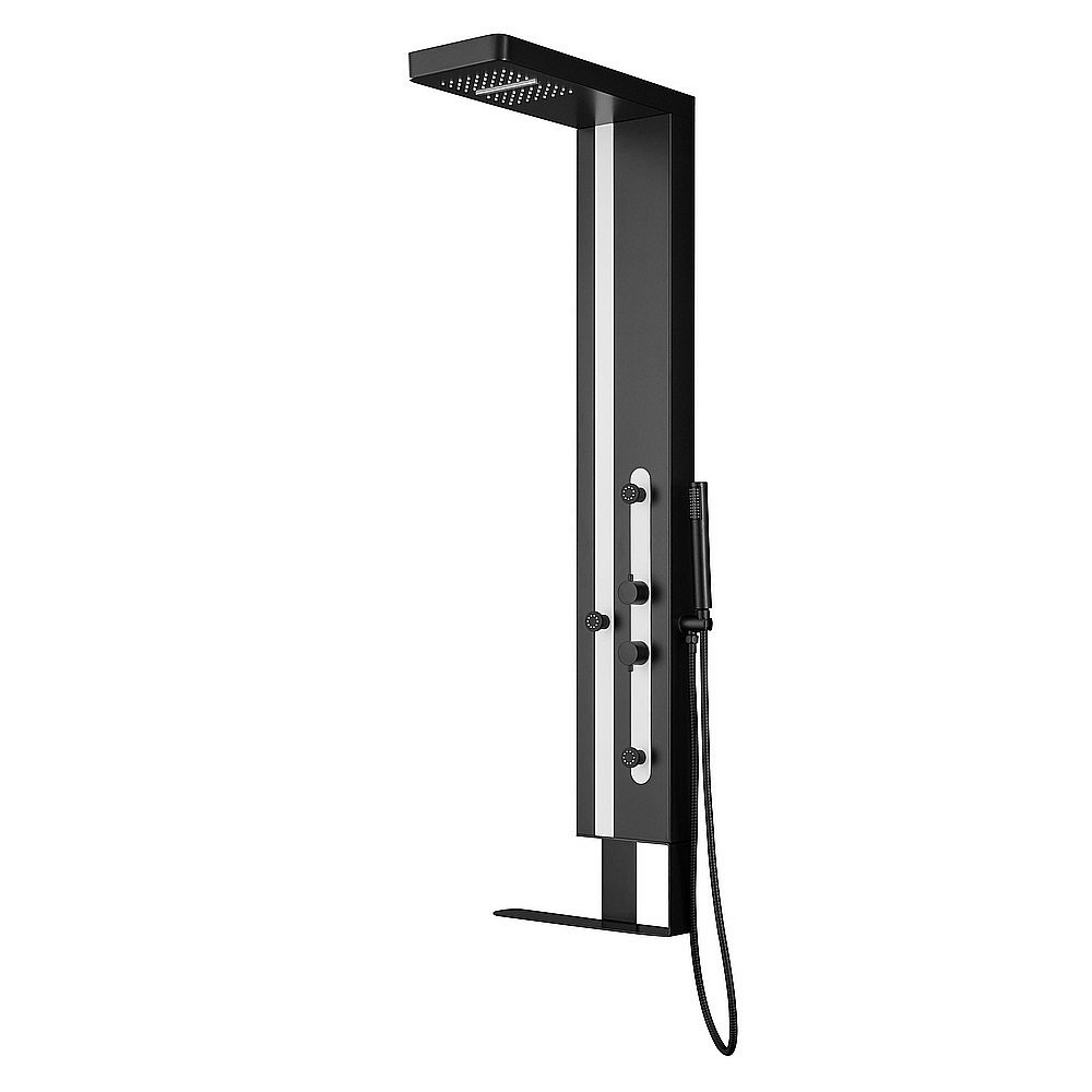 Душевая панель Black&White Gravity GR027 черная/белый купить в интернет-магазине сантехники Sanbest