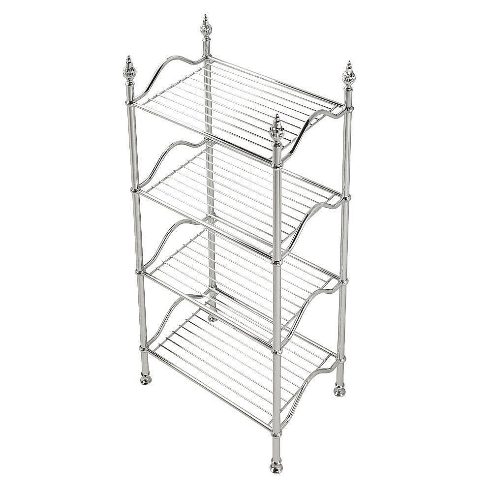 Этажерка Migliore MIRELLA 26627 хром купить в интернет-магазине сантехники Sanbest