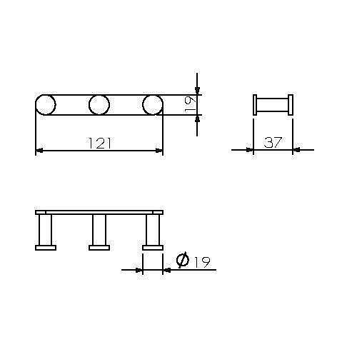 Крючок Langberger Accessories 28033A купить в интернет-магазине сантехники Sanbest