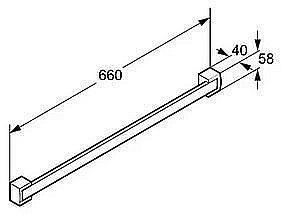 Полотенцедержатель Kludi Joop! 5598005 купить в интернет-магазине сантехники Sanbest