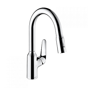 Смеситель для кухни Hansgrohe Focus 71801000 хром купить в интернет-магазине сантехники Sanbest