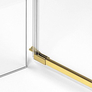 Душевой уголок NEW TRENDY AVEXA GOLD BRUSHED 120x90 стекло прозрачное/профиль золото купить в интернет-магазине Sanbest