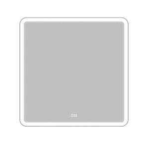 Зеркало Belbagno 80 SPC-MAR-800-800-LED-3000K-TCH-WARM подсветка, сенсор, подогрев в ванную от интернет-магазине сантехники Sanbest