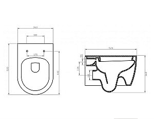 Унитаз подвесной BelBagno Marino BB105CHR безободковый купить в интернет-магазине Sanbest