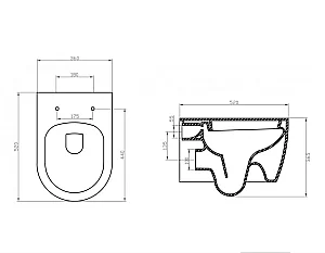Унитаз подвесной BelBagno Marino BB105CHR безободковый купить в интернет-магазине Sanbest