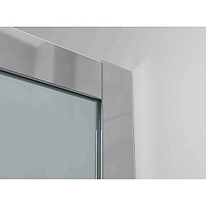 Душевой уголок Ambassador Kingston 14011119 80х80 стекло прозрачное/профиль хром купить в интернет-магазине Sanbest