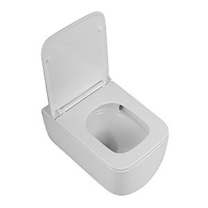 Унитаз подвесной BelBagno LUCE-TOR BB076CH-TOR/SC белый, с крышкой микролифт, безободковый, слив-торнадо купить в интернет-магазине Sanbest