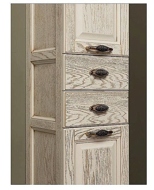 Пенал Aquanet Тесса 35 жасмин/золото для ванной в интернет-магазине сантехники Sanbest