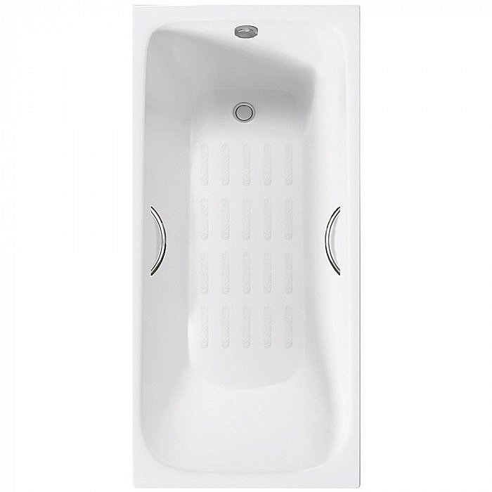 Ванна чугунная Delice Continental PLUS Elite DLR230635R-AS 170х75 белая купить в интернет-магазине Sanbest