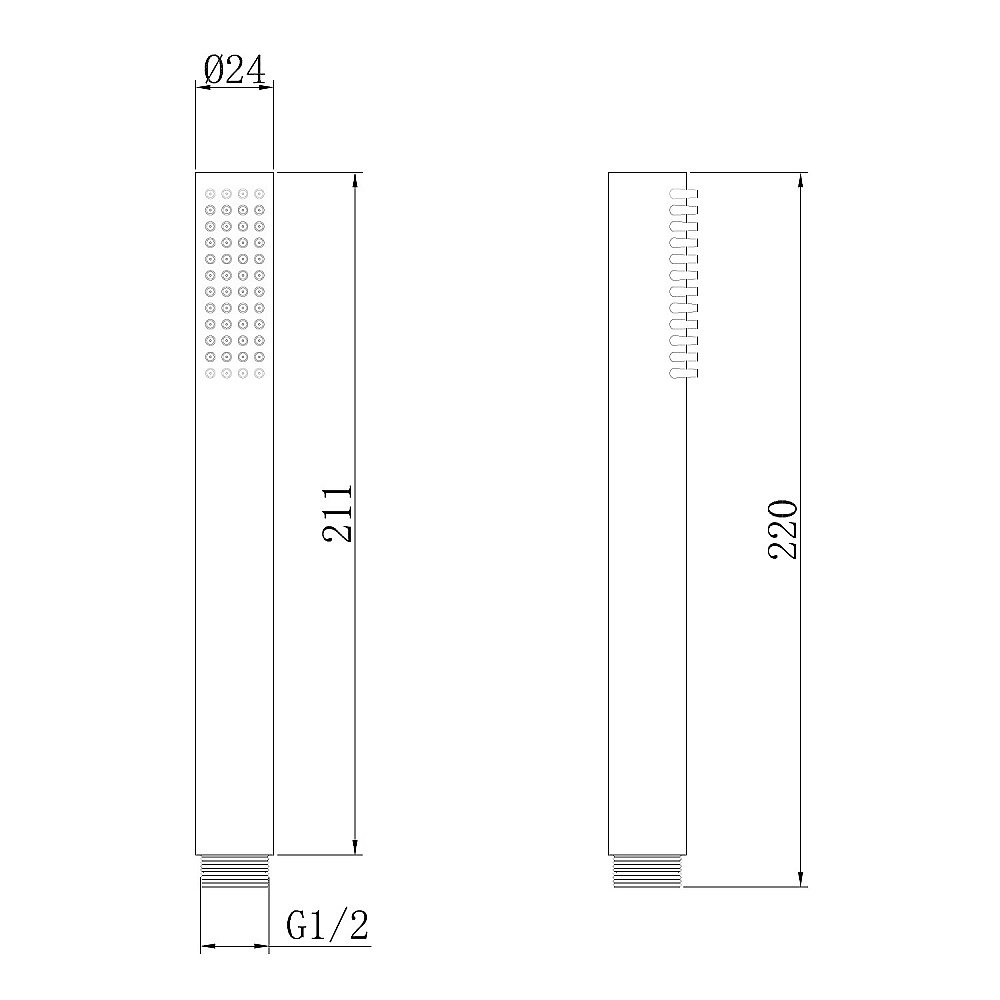 Душевая лейка ABBER AF0051G золото матовое купить в интернет-магазине сантехники Sanbest