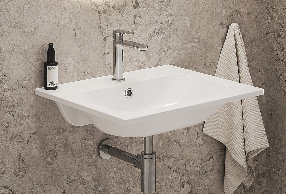 Раковина Ravak CHROME SLIM 80 XJG01180001 белая купить в интернет-магазине Sanbest