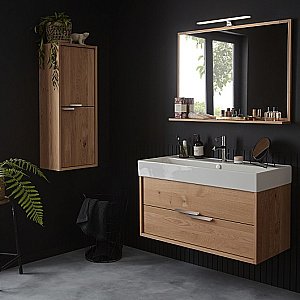 Тумба с раковиной Jacob Delafon VIVIENNE 100 дуб Давос натуральный для ванной в интернет-магазине Sanbest