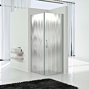 Душевой уголок Vincea Orta VSR-1O8080CH-L 80x80 стекло шиншилла/профиль хром купить в интернет-магазине Sanbest