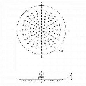 Верхний душ Lemark LM9482S купить в интернет-магазине сантехники Sanbest